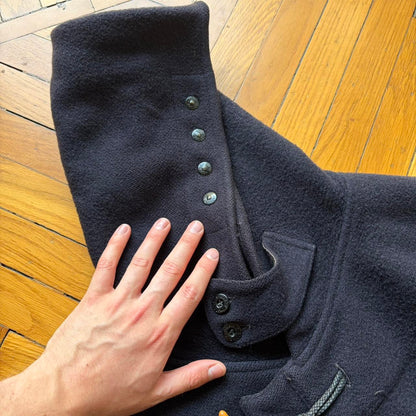 1980s Stone Island Duffle Coat Navy XL
