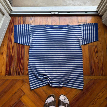 1980s Stone Island Striped T Shirt L