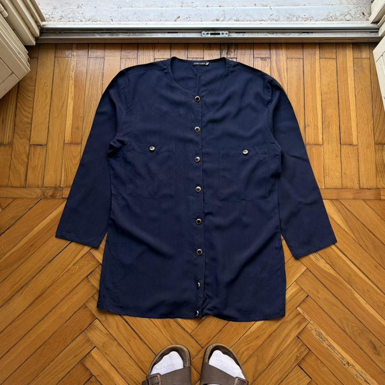 1980s Emporio Armani Shirt Navy Women's 44