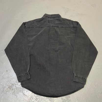 1990s Levi’s Denim Shirt Grey XL