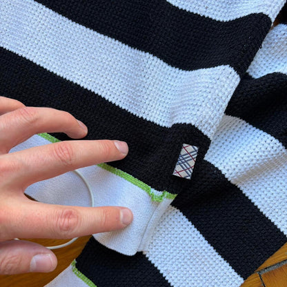 2000s Burberry Striped Knitted Jumper S