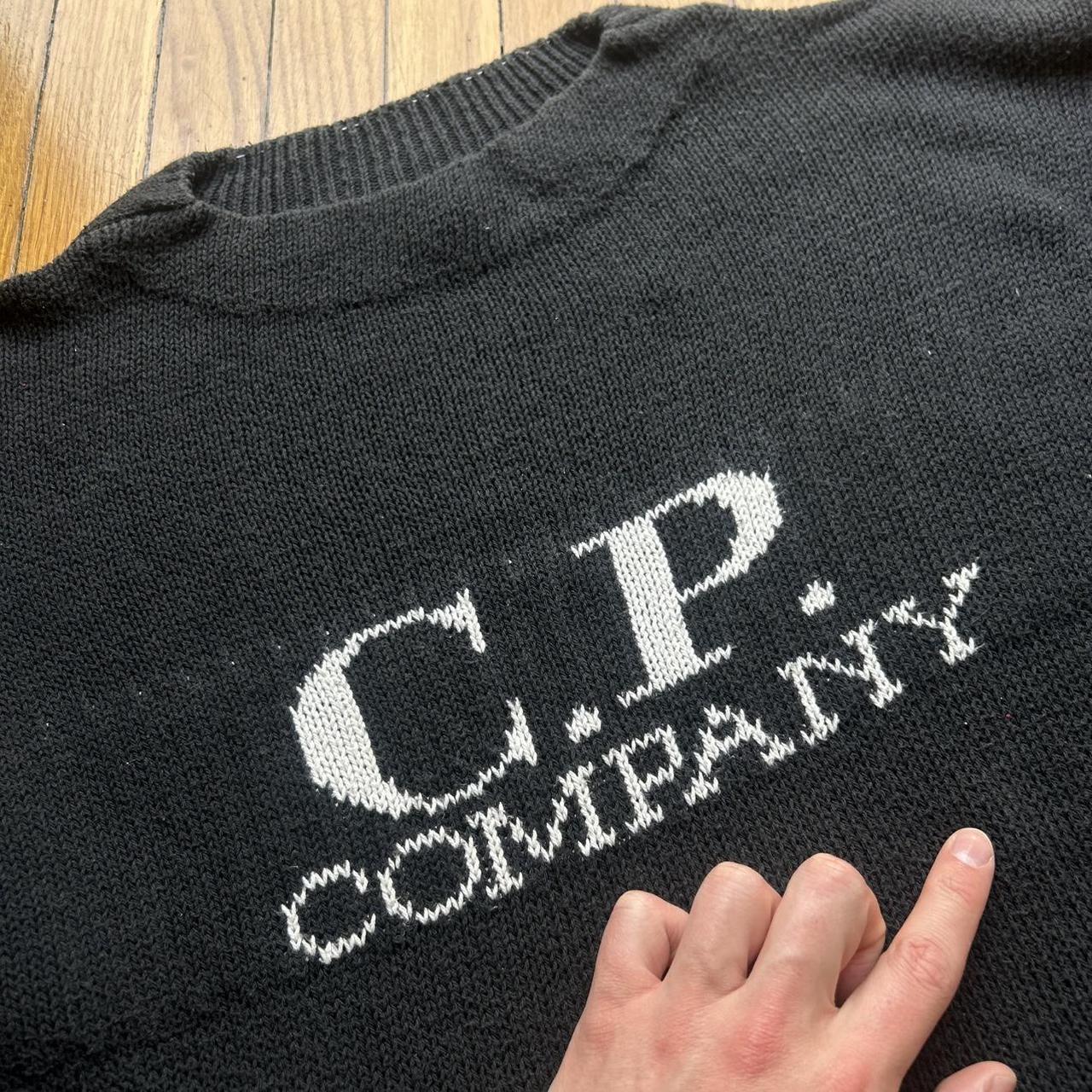 1980s CP Company Knitted Jumper Black L