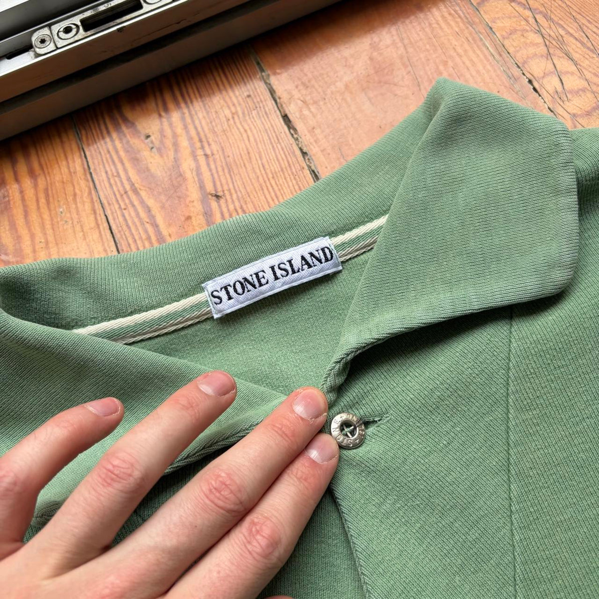 1990s Stone Island Sweatshirt Green XL