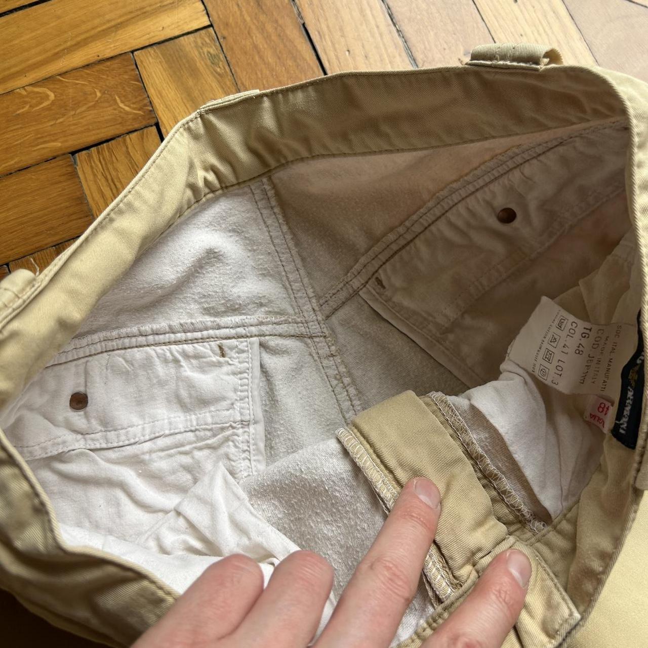 1980s Emporio Armani Trousers Tan 32W 32L