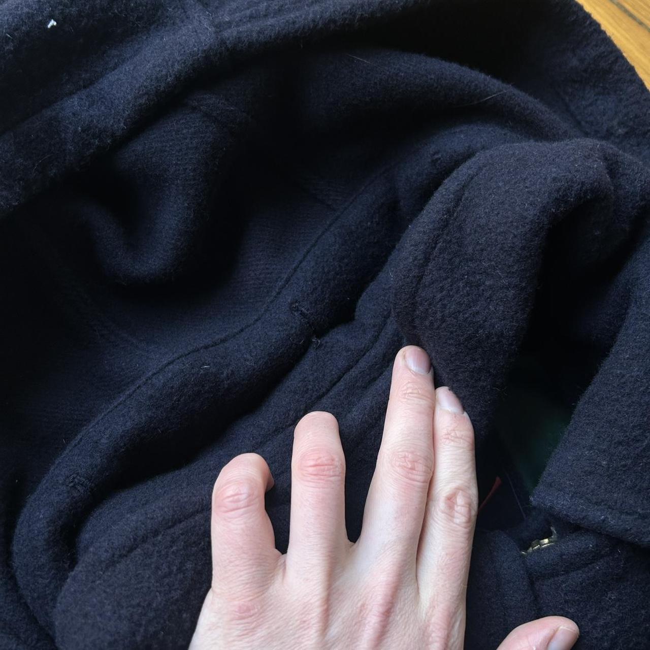 1980s Yves Saint Laurent Trench Coat Navy XXL