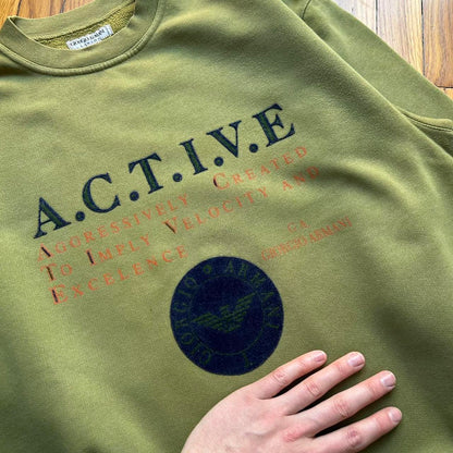 1980s Giorgio Armani Sweatshirt M