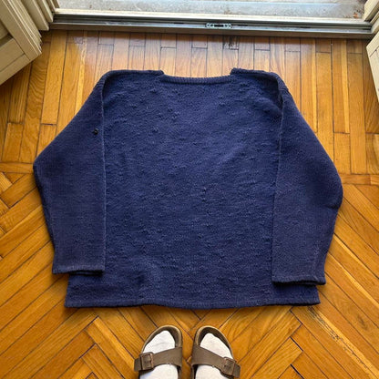 A/W 1996 Stone Island Chenille Knitted Jumper XL