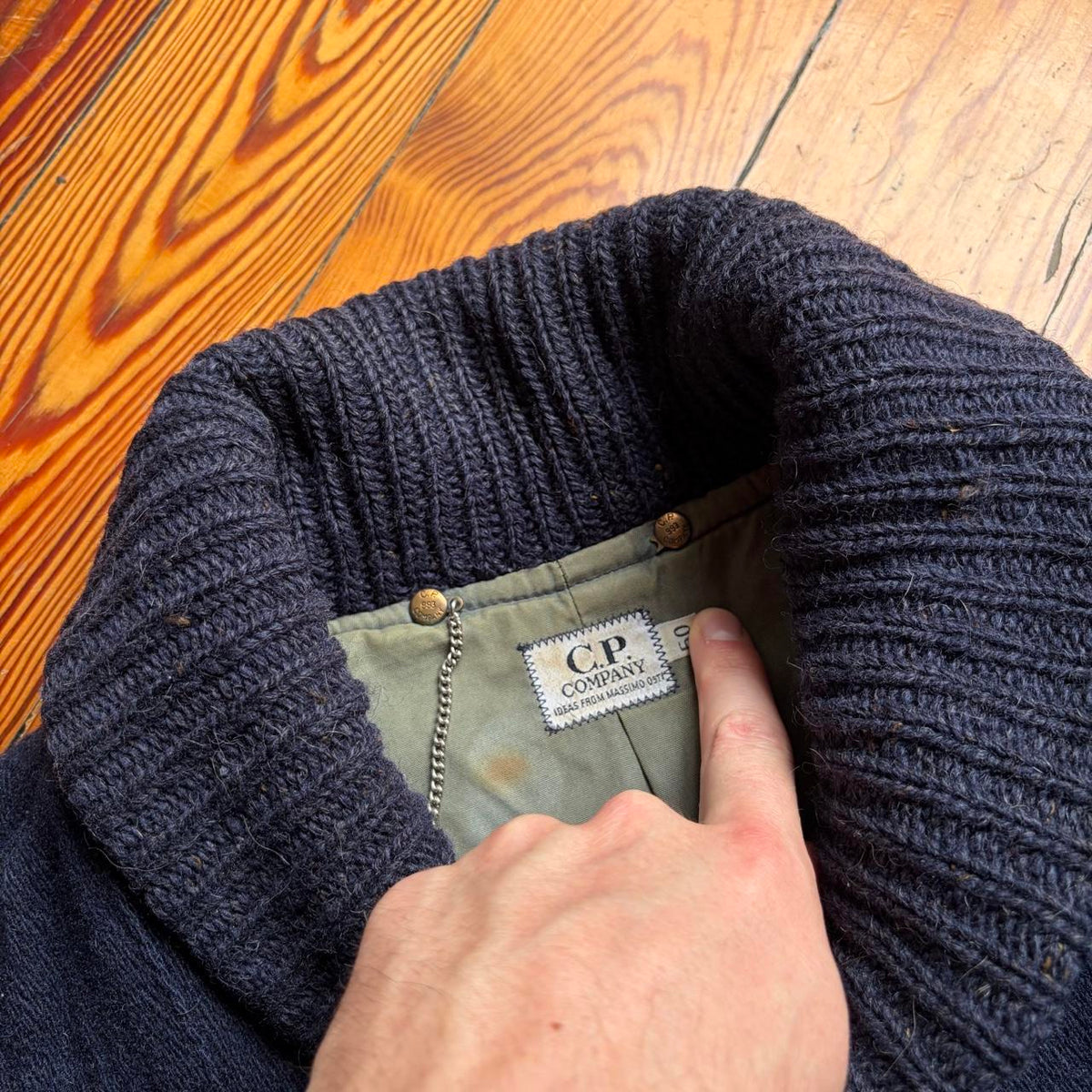 1993 CP Company Wool Coat Navy L