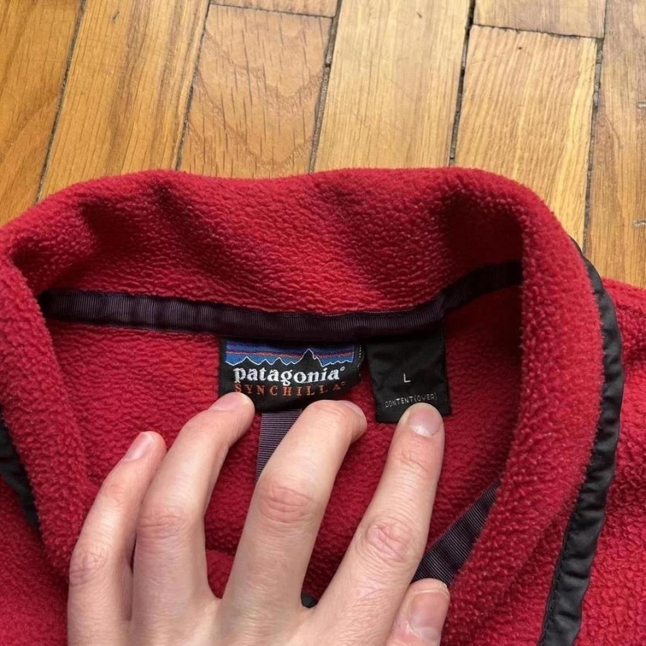 1990s Patagonia Synchilla Fleece Red L