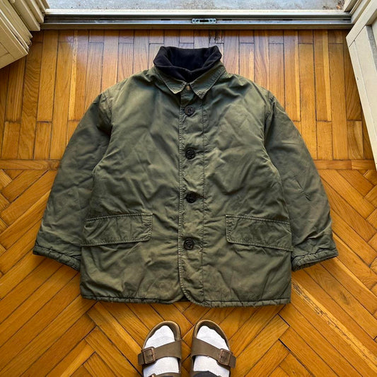 1980s Boneville Navy Arctic Jacket Khaki L
