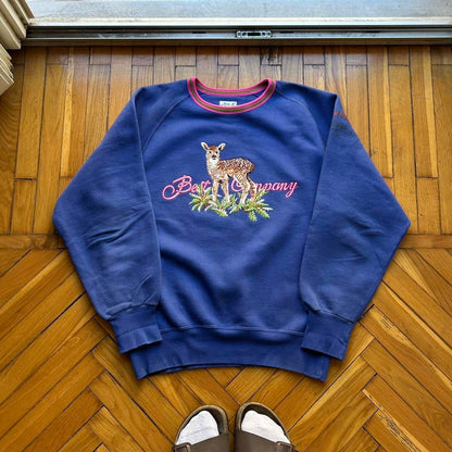 1980s Best Company Sweatshirt Blue M