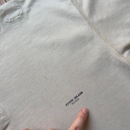 1980s Stone Island Marina T Shirt Beige L