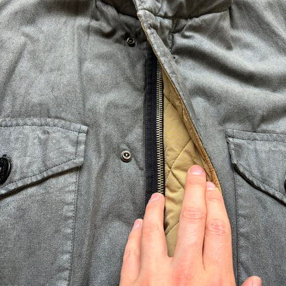 1980s Boneville Navy Arctic Coat Grey XL