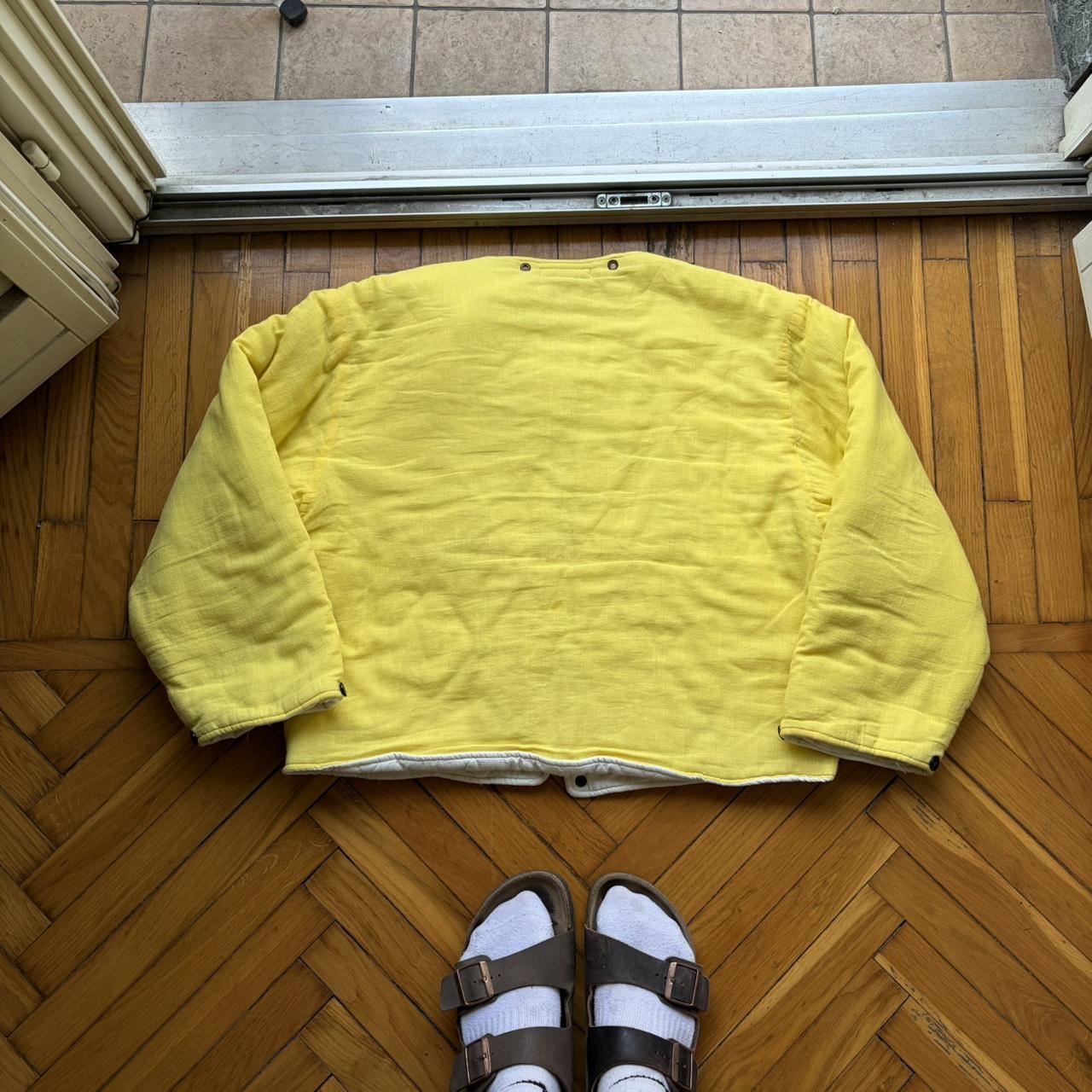 1980s Stone Island Jacket Liner Yellow M