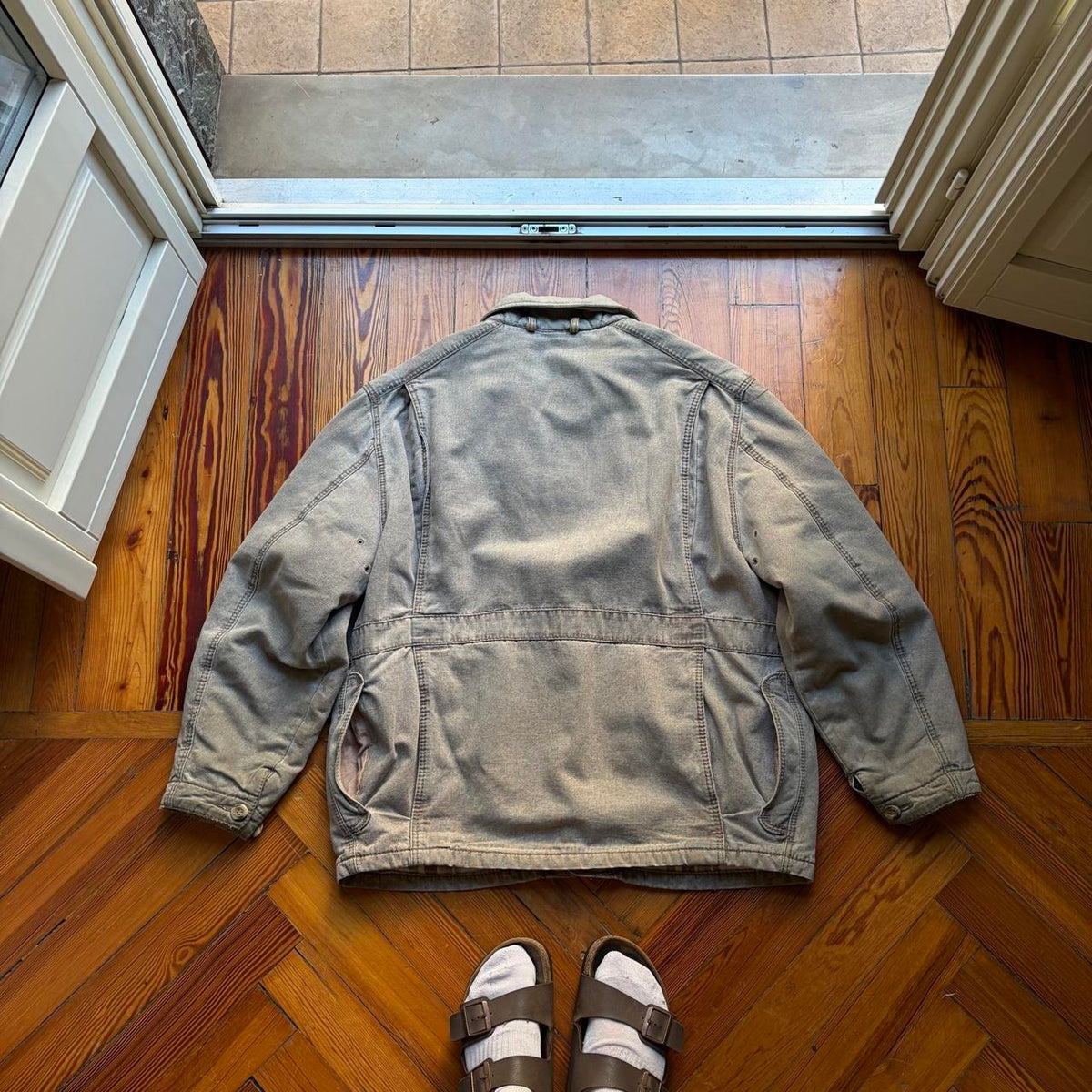 1990s Armani Jeans Coat XL