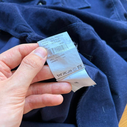2000s Emporio Armani Corduroy Shirt Navy M