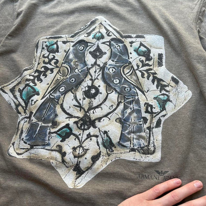 1990s Armani Jeans Graphic T Shirt S