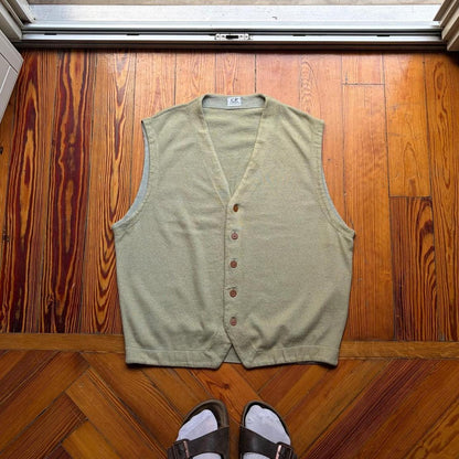 1980s CP Company Knitted Vest Green M