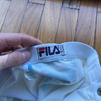 1990s Fila Tennis Shorts White 34W