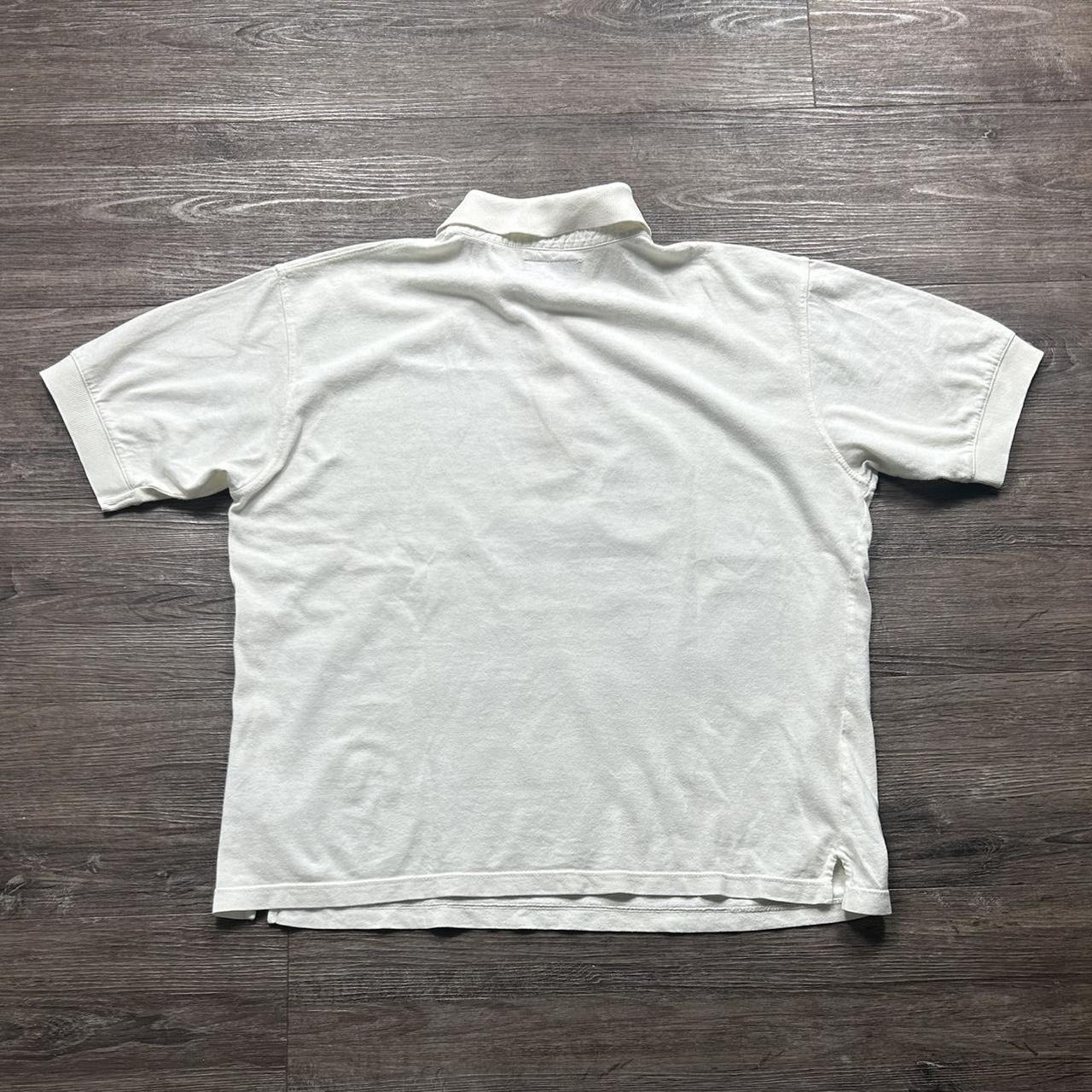 1990s Armani Polo Shirt White M