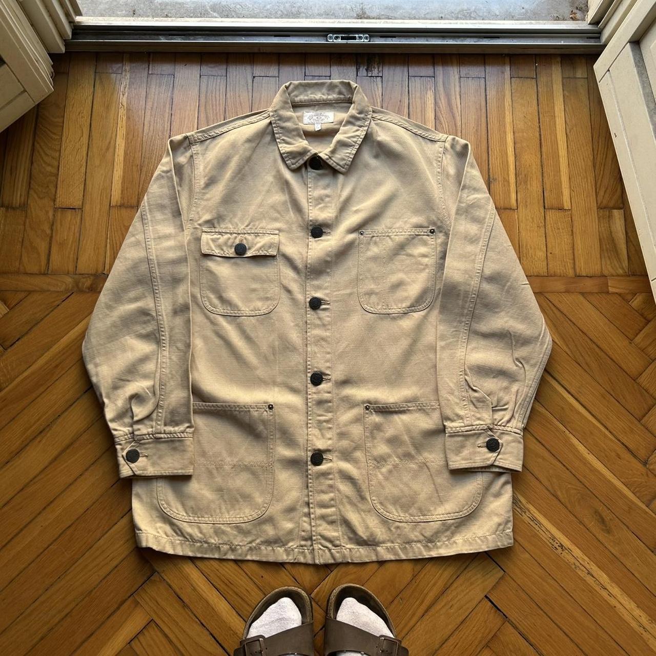 1990s Armani Jeans Cotton & Linen Jacket XL