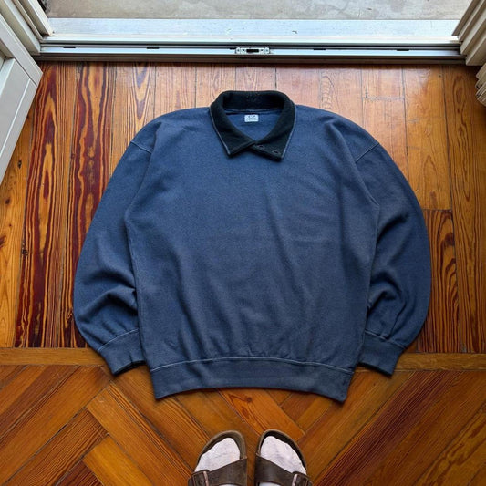 1980s CP Company Knitted Jumper Navy M