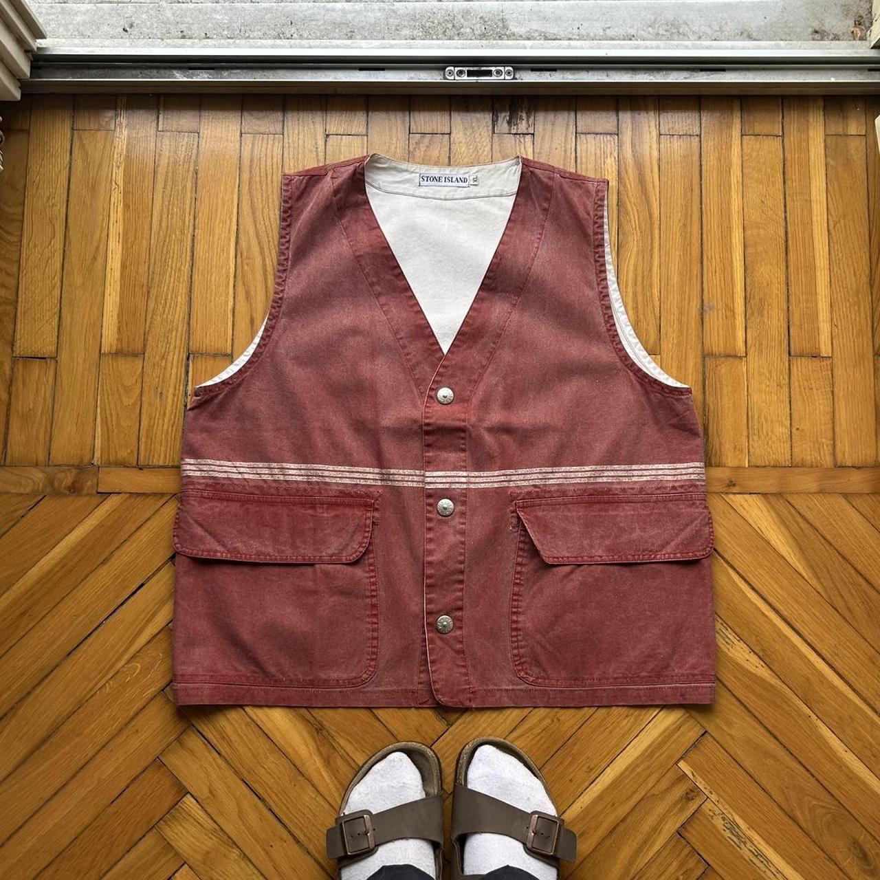 1992 Stone Island Marina Tela Stella Gilet XL