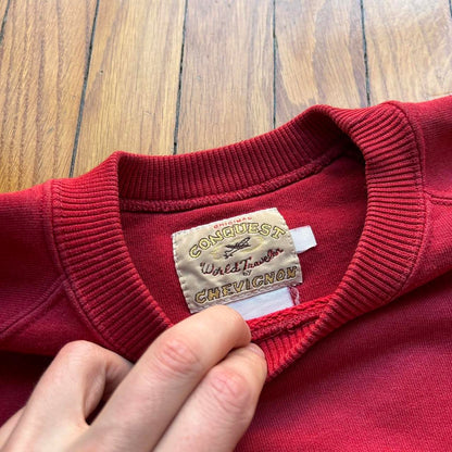 1990s Chevignon Sweatshirt Red S