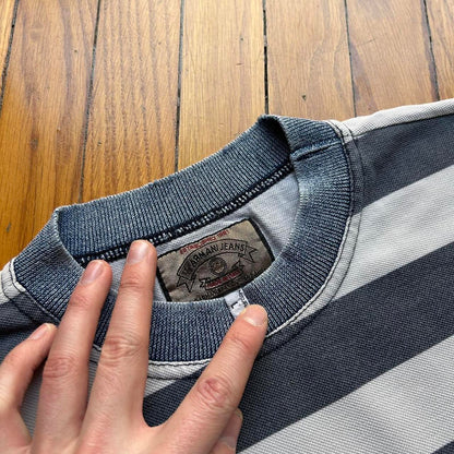 1990s Armani Jeans Striped T Shirt M