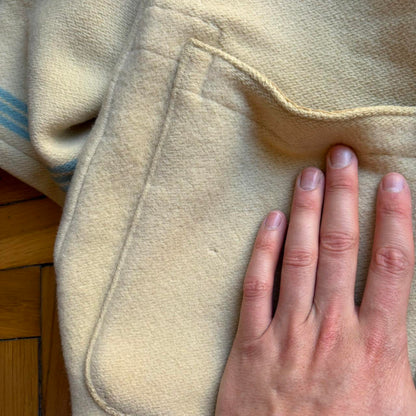 1980s Stone Island Montgomery Duffle Coat Cream L