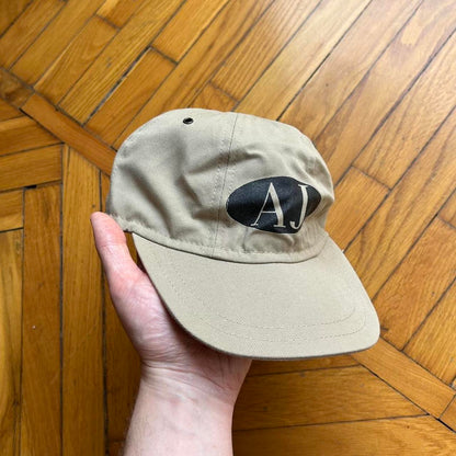 1990s Armani Jeans Cap Beige Size II