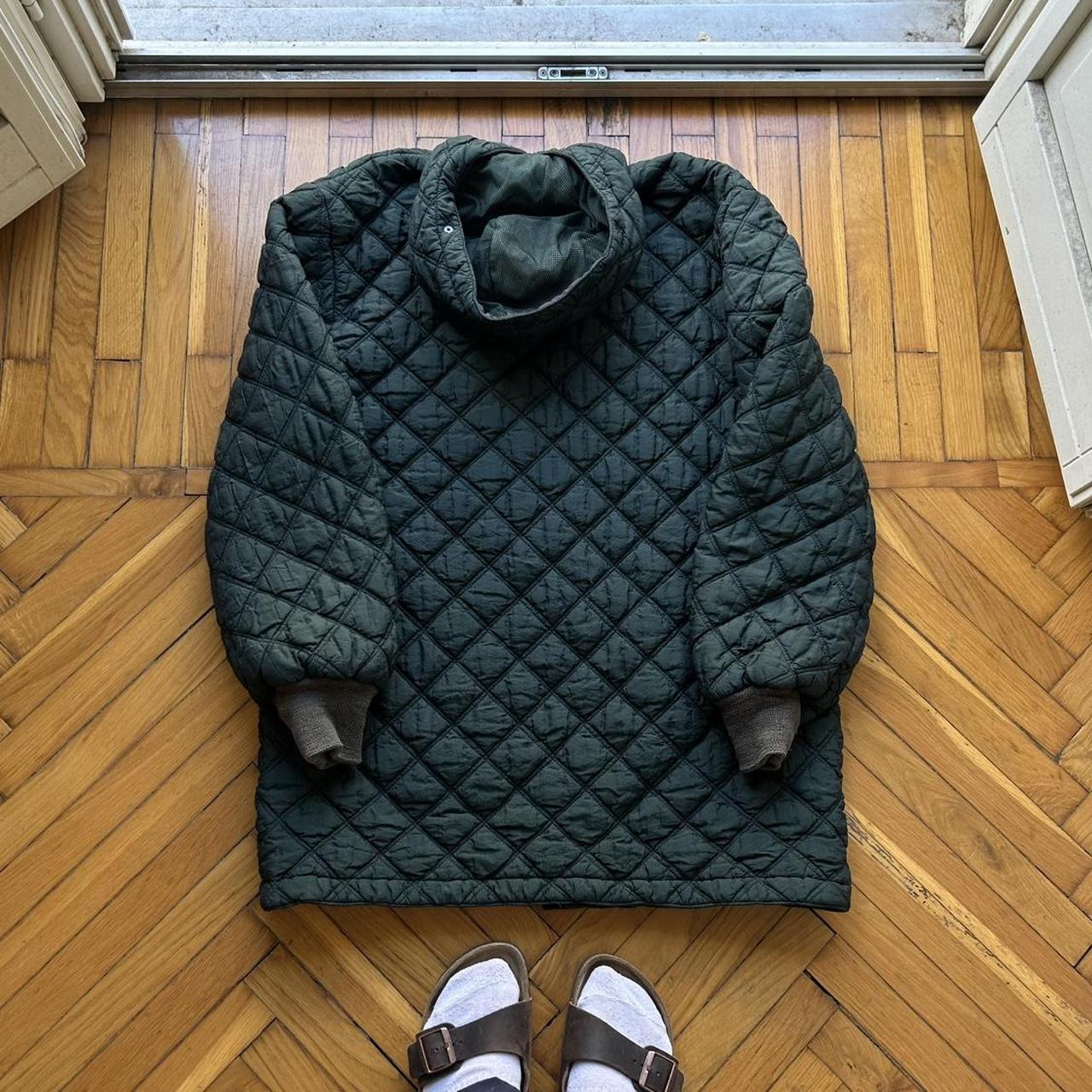 1980s CP Company Quilted Jacket Liner Green L