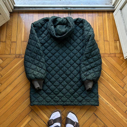 1980s CP Company Quilted Jacket Liner Green L