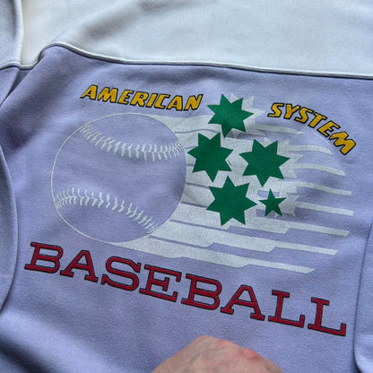 1980s American System Baseball Sweatshirt S