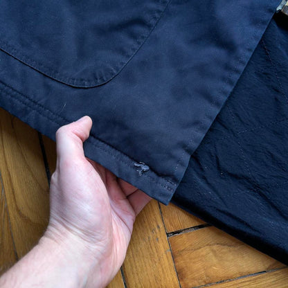 1980s Giorgio Armani Coat Navy XXL