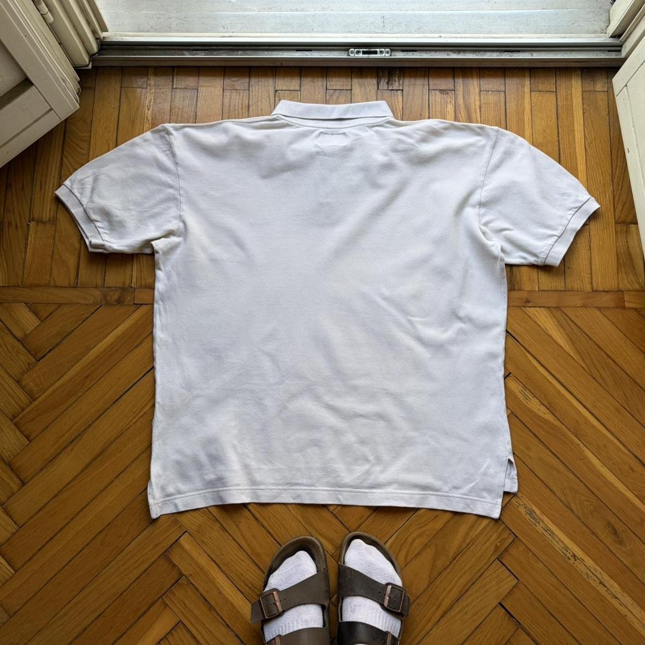1990s Armani Jeans Polo Shirt Cream XL