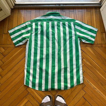 1980s Boneville Striped Shirt L