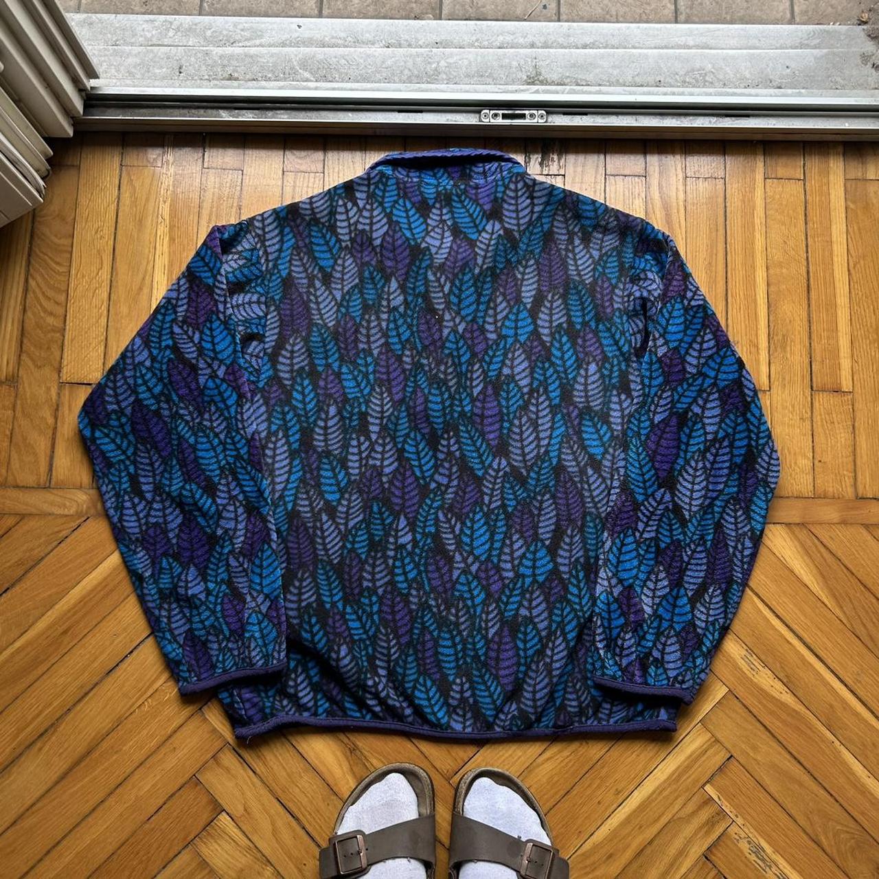 1990s Patagonia Leaves Fleece L