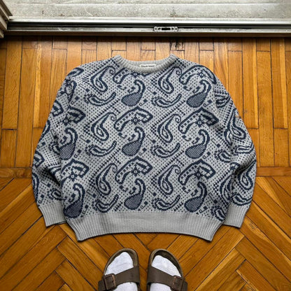 1980s Giorgio Armani Eagle Knitted Jumper M