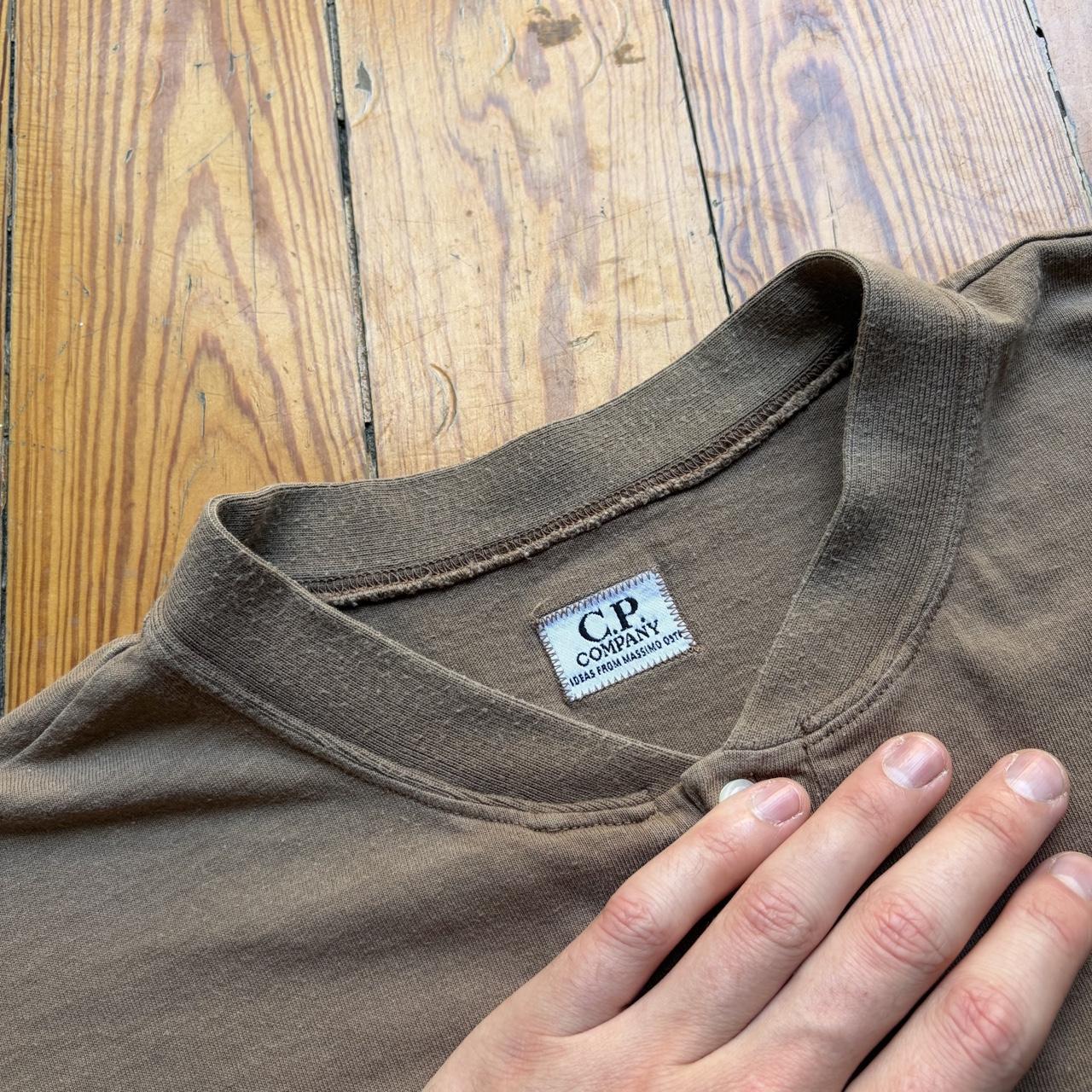 1980s CP Company T Shirt Brown XXL