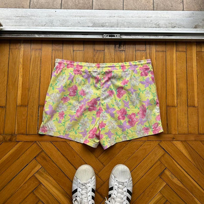 1980s Best Company Floral Shorts XL