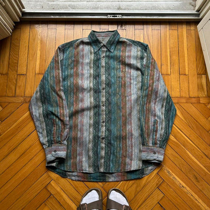 1990s Missoni Sport Pattern Shirt L