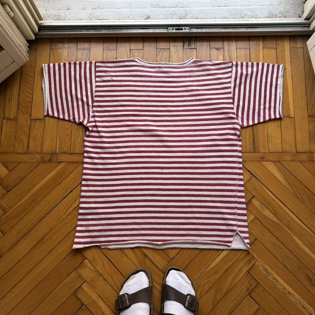 1990s Stone Island Marina Striped T Shirt M