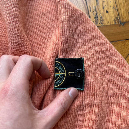 1980s Stone Island Knitted Jumper Orange L