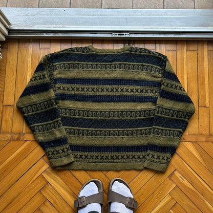 1980s CP Company Knitted Jumper DAMAGED XS