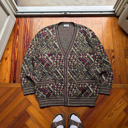 1990s Missoni Sport Knitted Cardigan XL