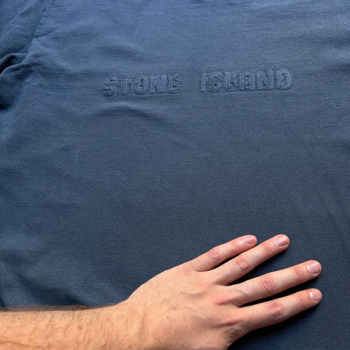 1990s Stone Island LS T Shirt Navy M