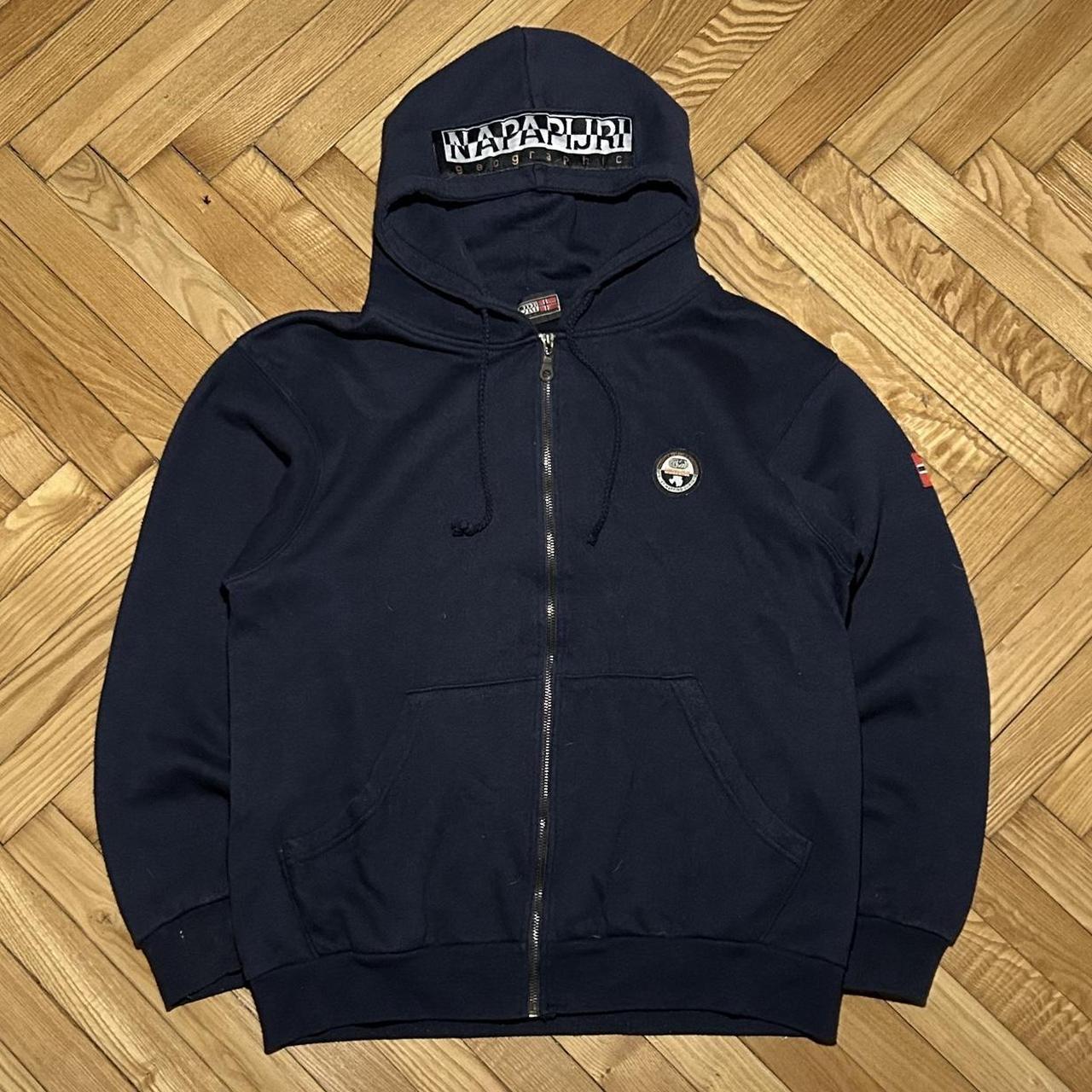 2000s Napapijri Hoodie Navy S