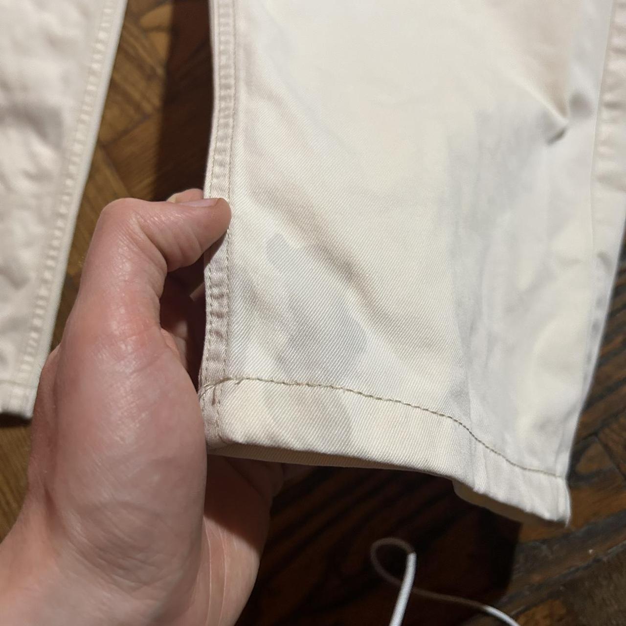 1990s Armani Trousers Cream 34W 28L