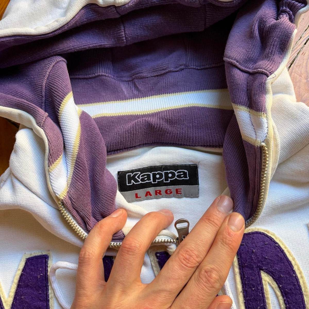 2003 Kappa Madrid Hoodie L